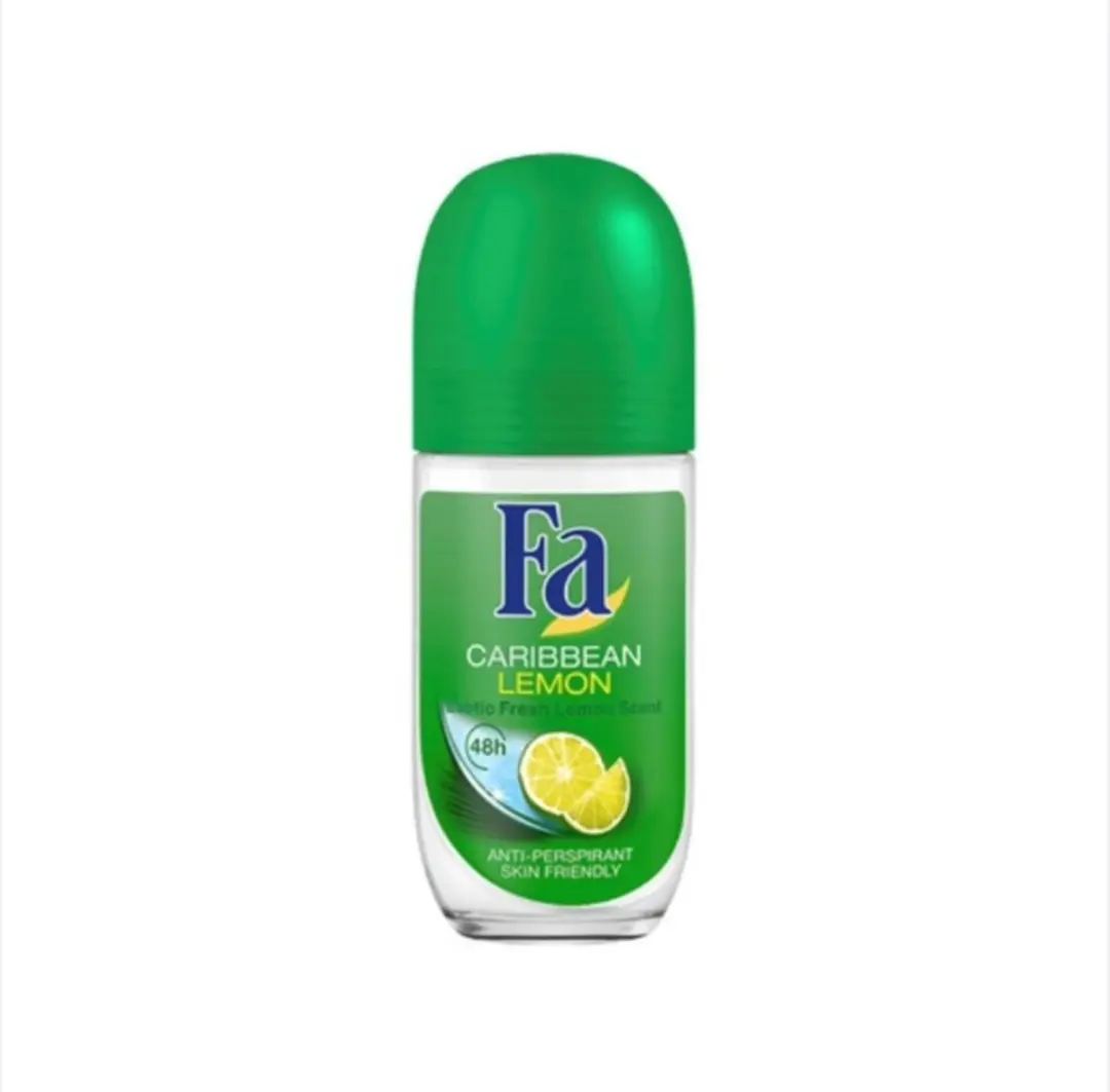 Fa Deodorant Roller Caribbean Lemon 150ml - 3 Stuks