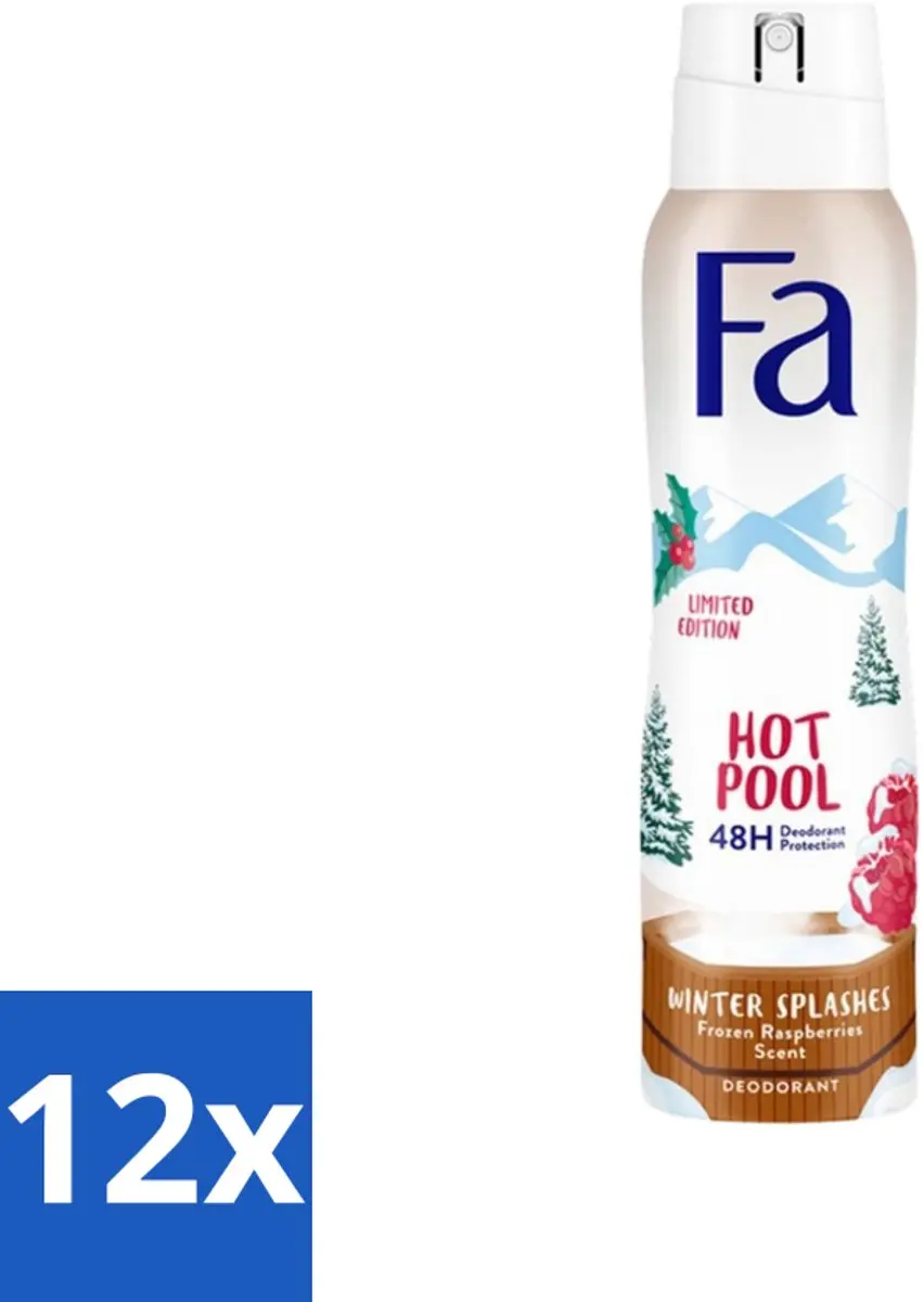 Fa Deospray Winter Splashes Frozen Raspberry