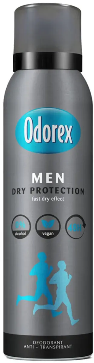 Odorex Men Deodorant Spray Dry Protection 300ml - 2 Stuks