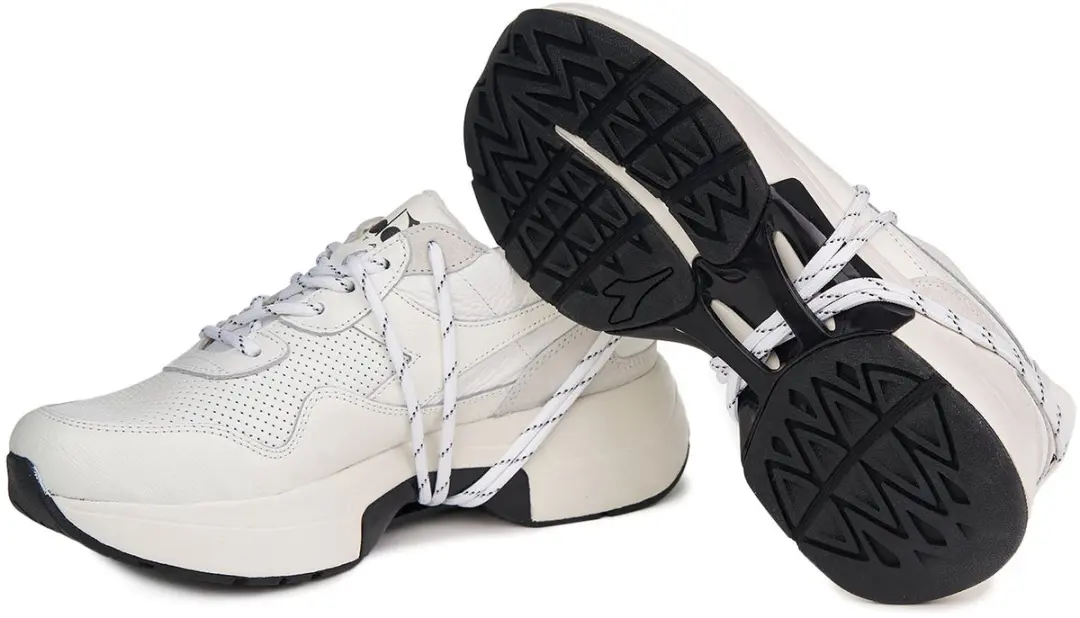 Diadora N9000 Txs Sneakers Dames - Natuurlijk Leer Wit - 38