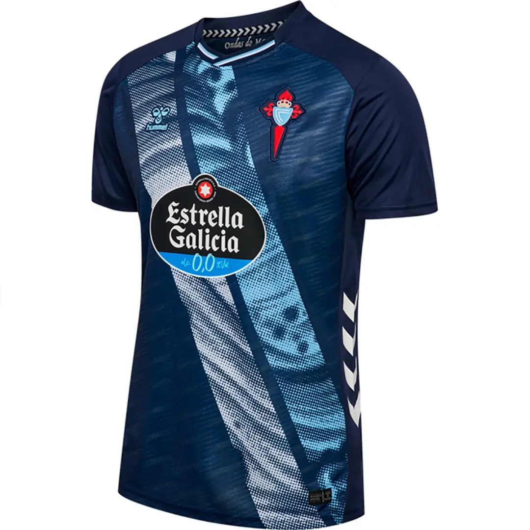 Hummel Rc Celta De Vigo 25/26 Weg T-shirt Met Korte Mouwen Blauw S Man