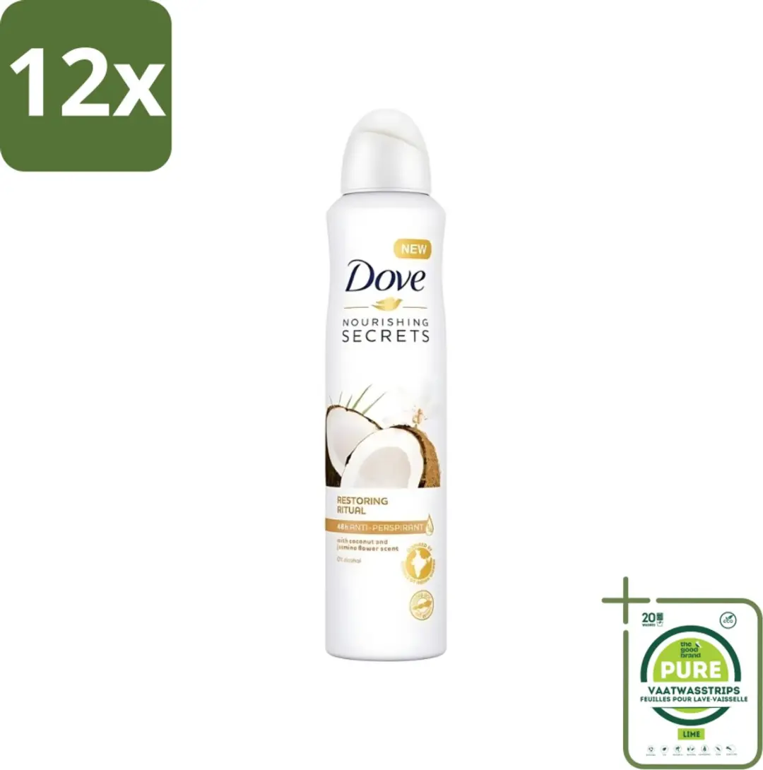 Dove Deodorant Spray Coconut & Jasmine Flower 250ml