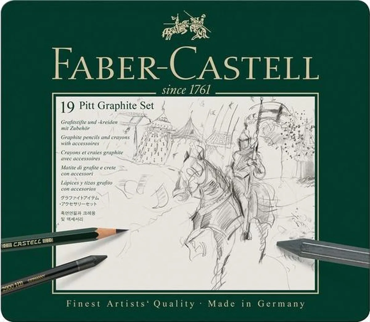 Faber-Castell Pitt Grafietset FC-112973 - 19-delig