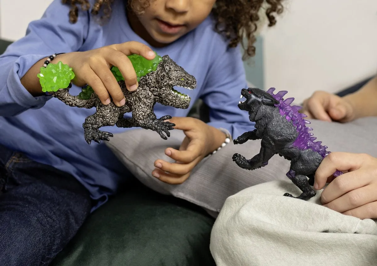 Schleich Eldrador Creatures 70827 Shaduw Lynx vs. Rotsbreker - Grijs/Paars - afbeelding 6 van 6