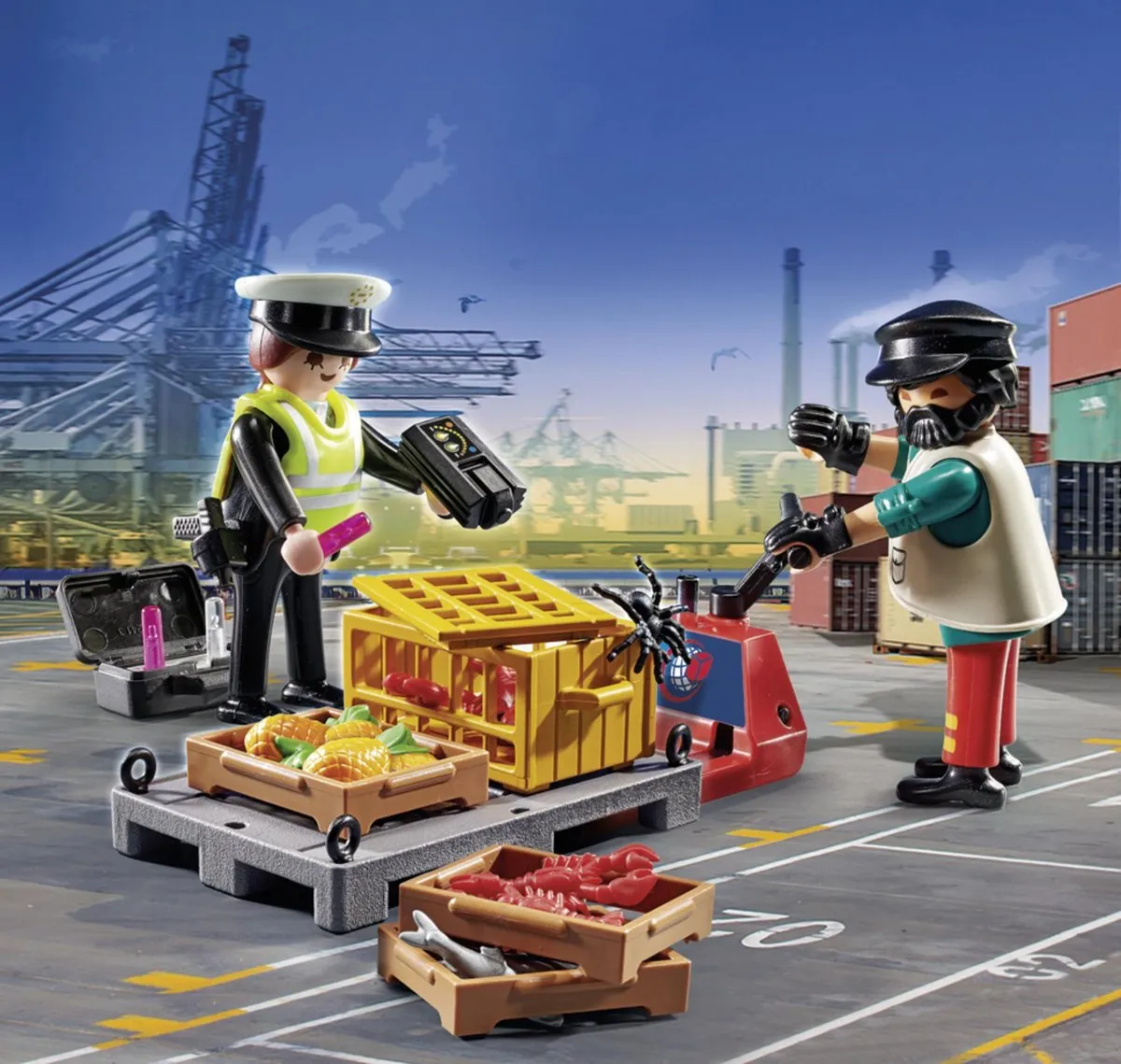 Playmobil City Action Cargo Douane Controle 70775 - Multicolor