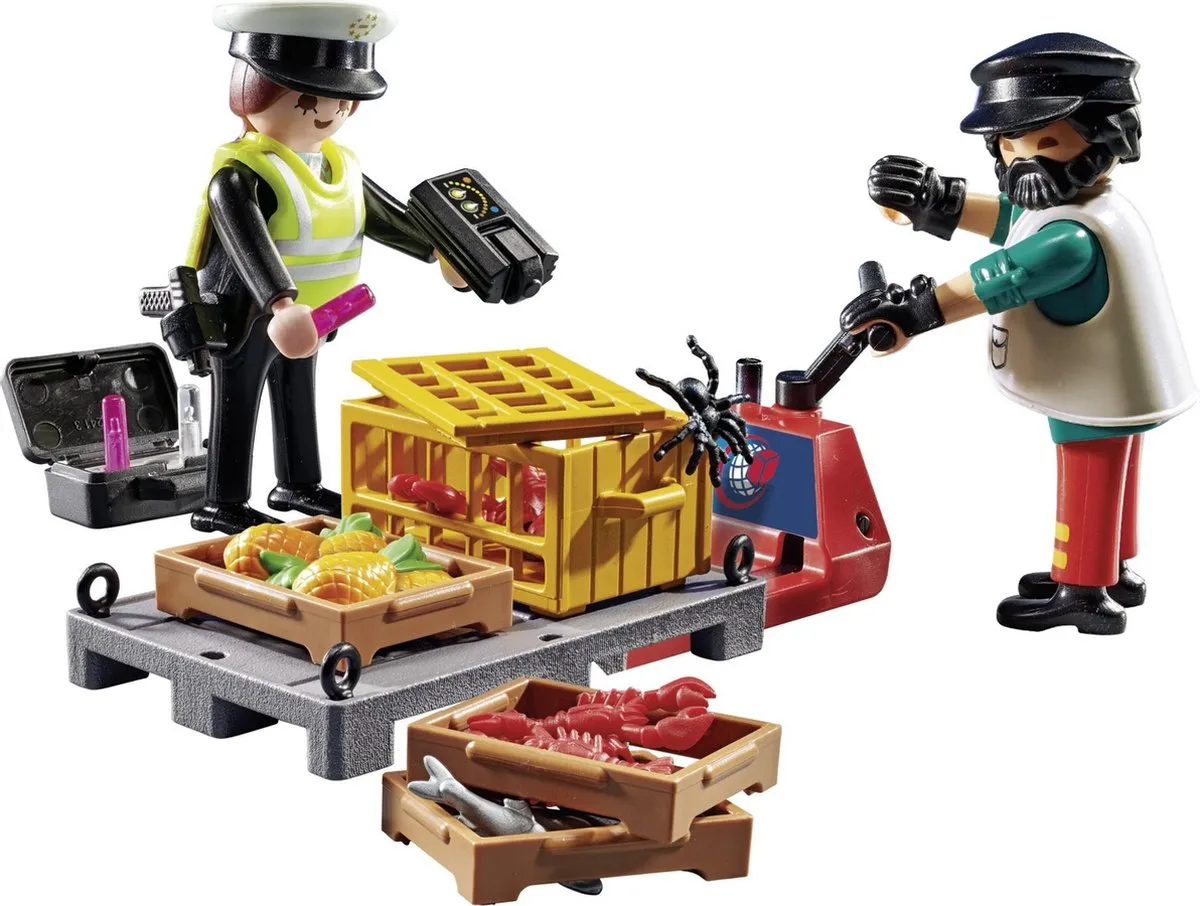 Playmobil City Action Cargo Douane Controle 70775 - Multicolor