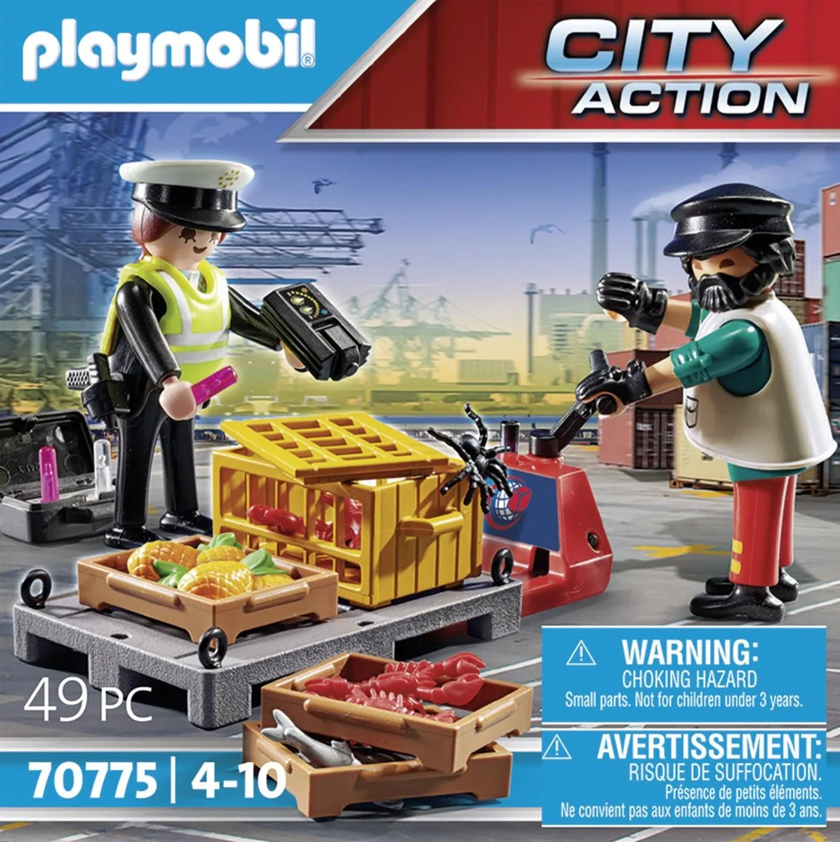Playmobil City Action Cargo Douane Controle 70775 - Multicolor