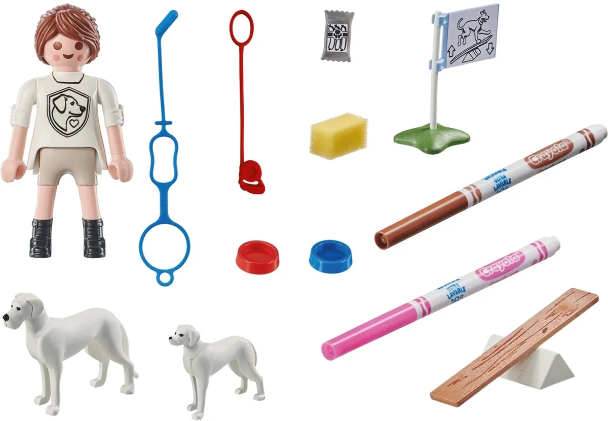 Playmobil Color Hondentraining 71517 - Multicolor