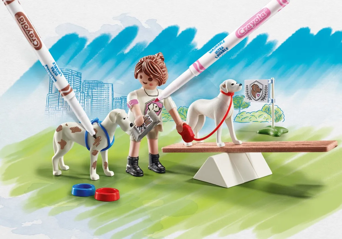 Playmobil Color Hondentraining 71517 - Multicolor