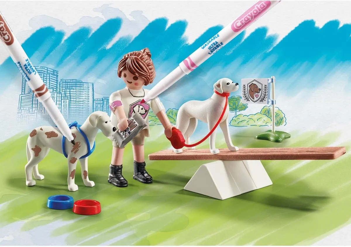 Playmobil Color Hondentraining 71517 - Multicolor