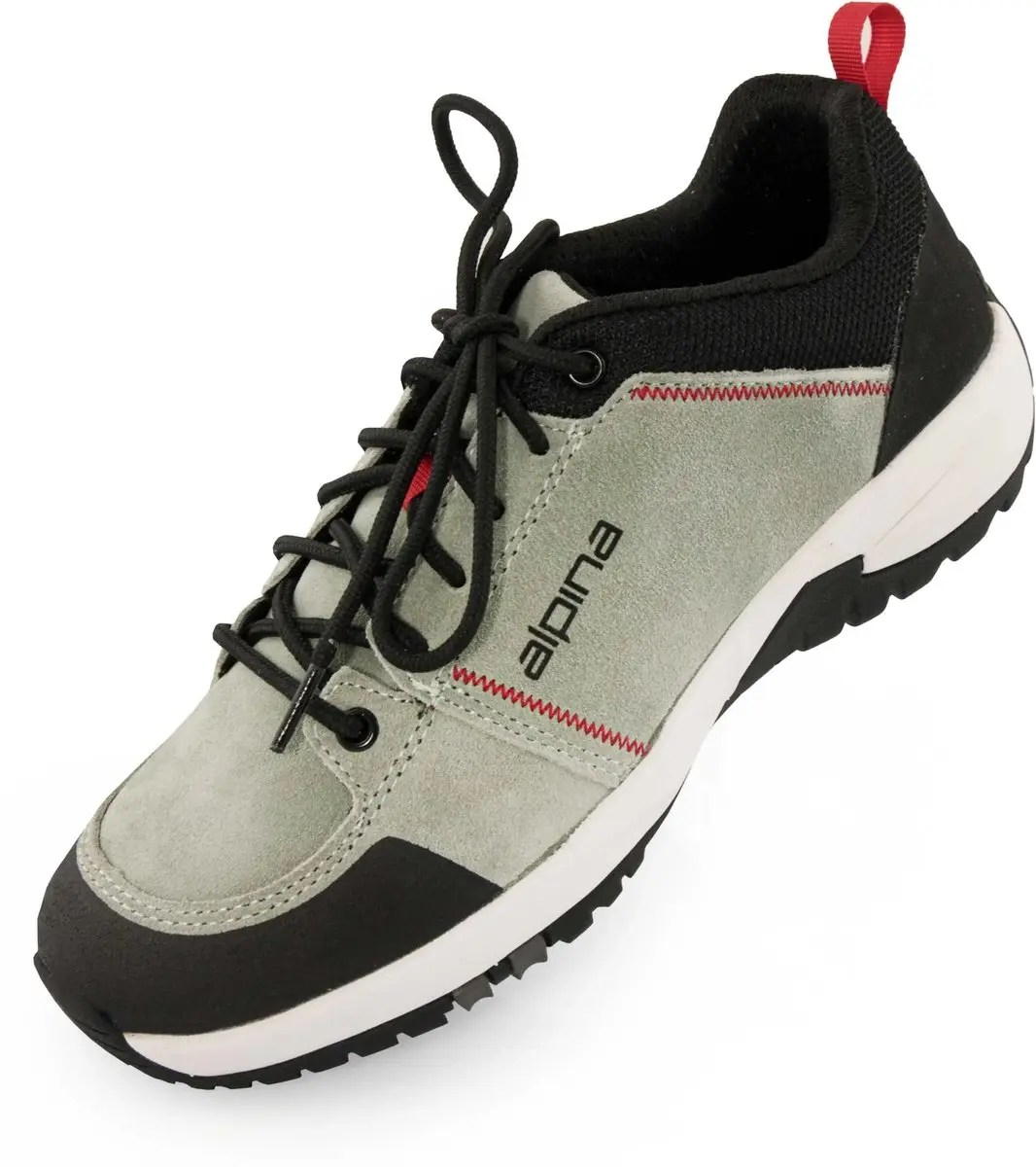 Unisex leren trekkingschoenen Alpina opaalgroen