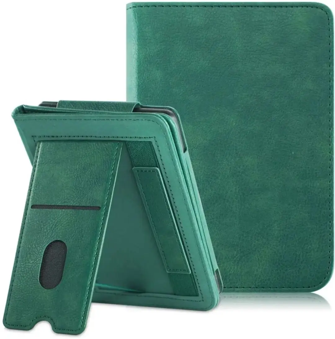 Kobo Clara Colour / Clara 2E Hoes SleepCover Book Case Standaard Groen