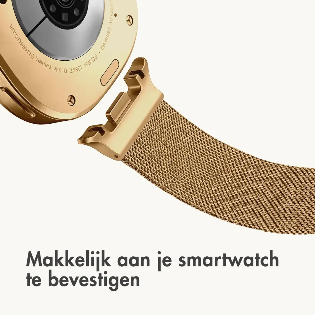 Imoshion Milanees Magnetisch Bandje - Samsung Galaxy Watch - Goud