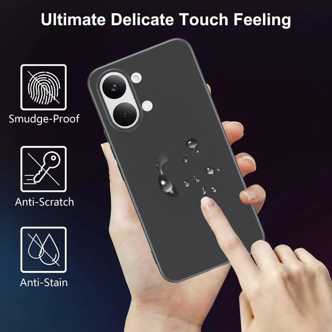 Selected TPU Hoesje Zwart - Ultra Dun Flexibel - Universeel