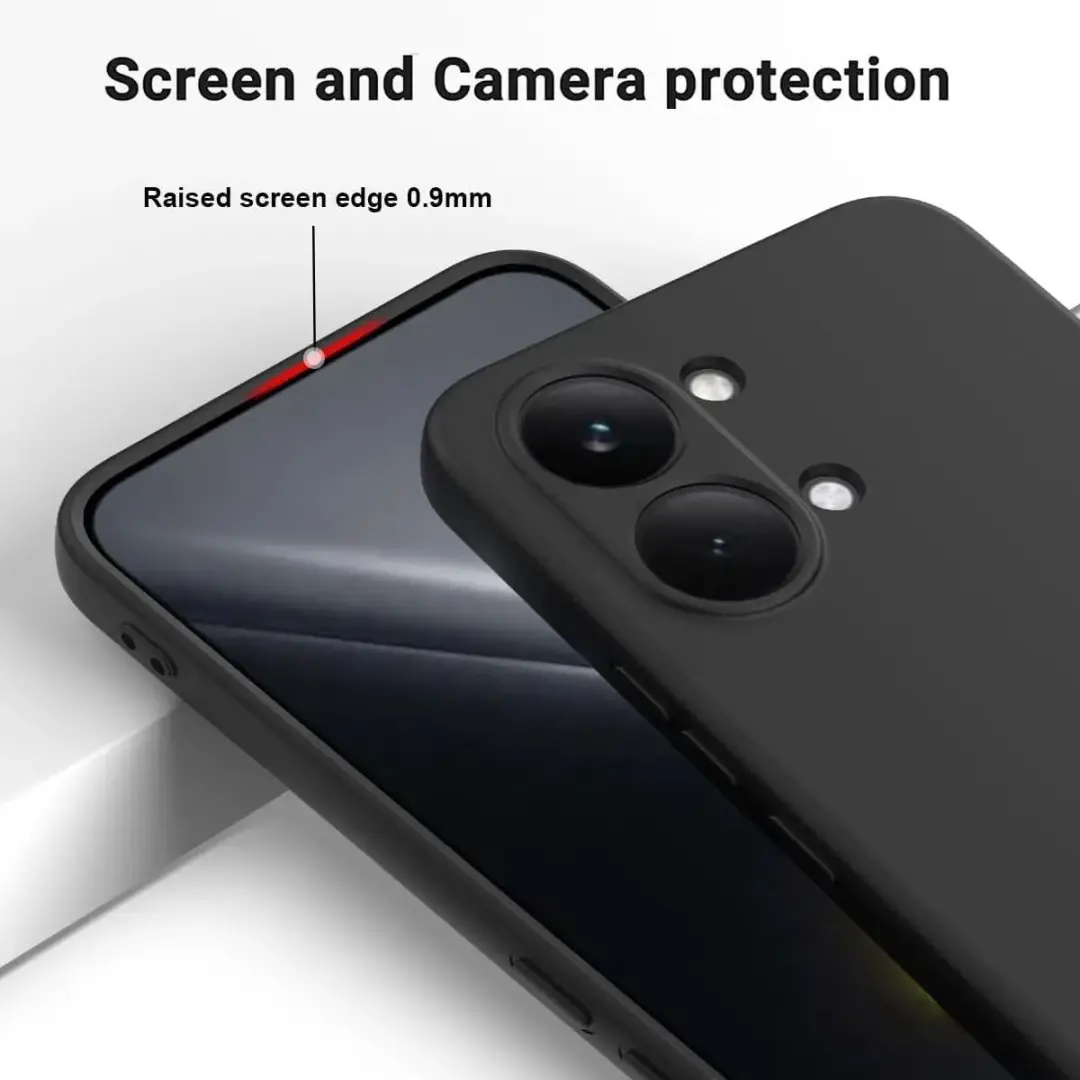Selected TPU Hoesje Zwart - Ultra Dun Flexibel - Universeel