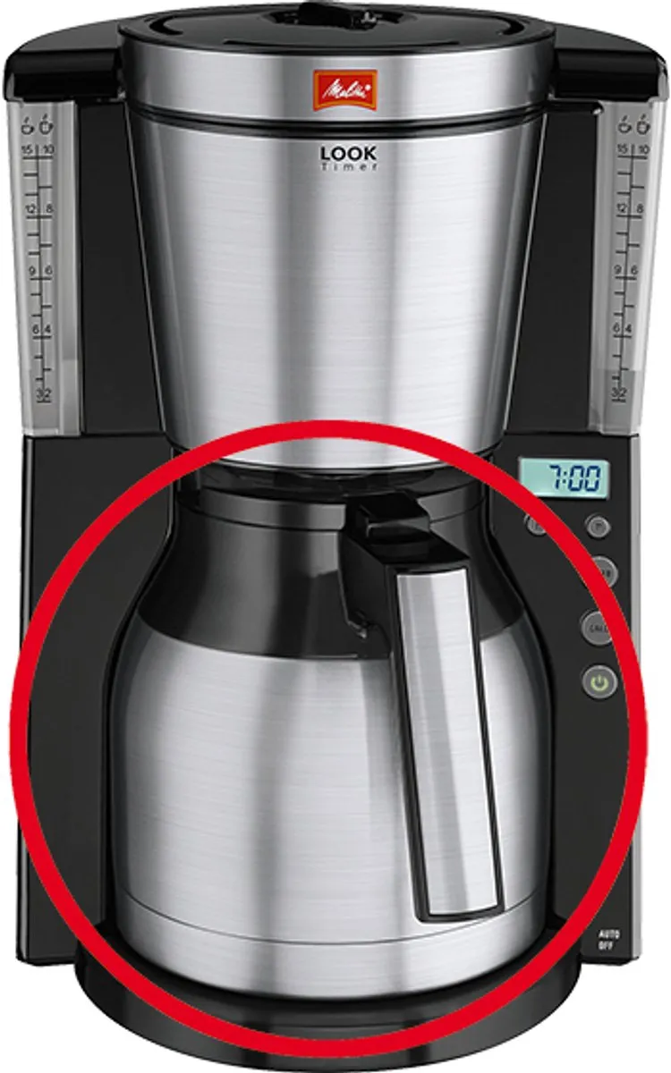 Melitta Look IV Thermoskan M1011 - Roestvrijstaal