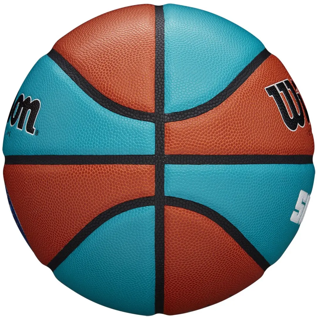 Wilson Sibur Eco Gameball Basketbalbal Azul/Naranja