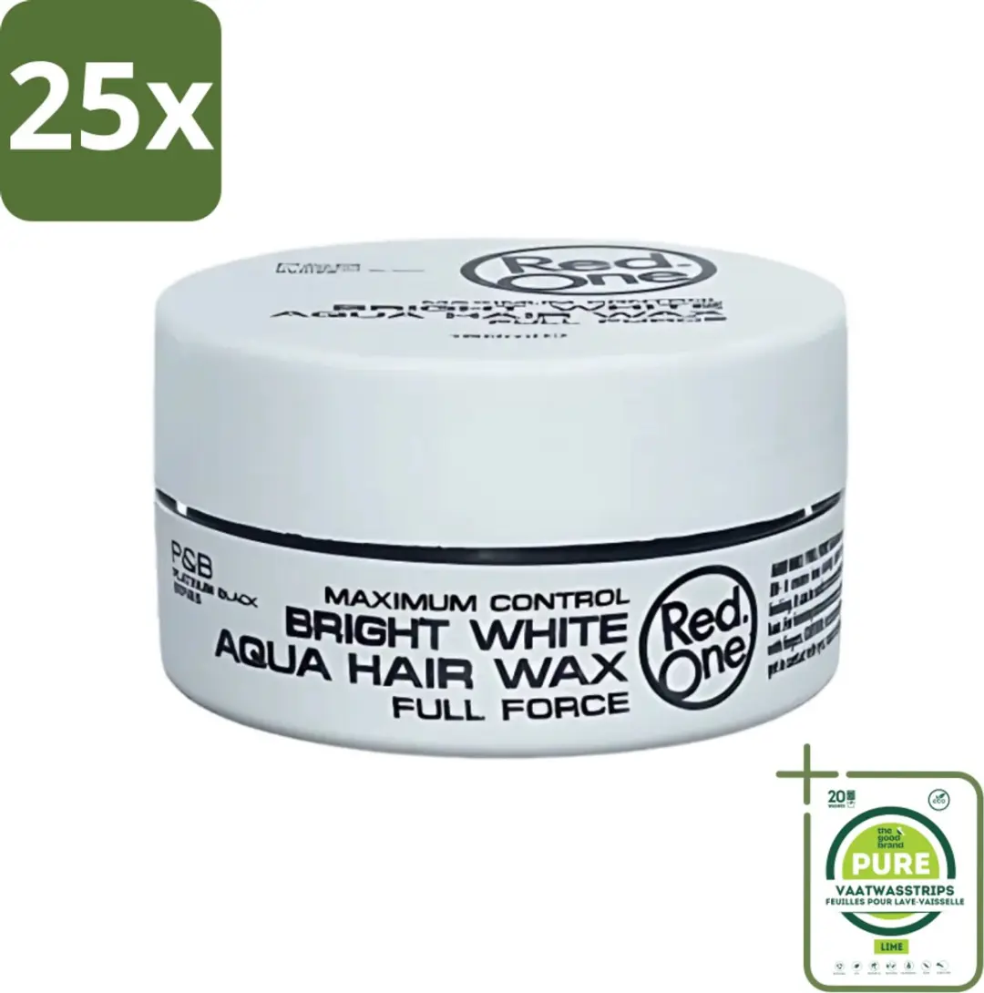Red One Haarwax Bright White Maximum Control 150ml