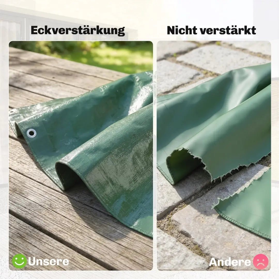 Outsunny Zeil 600x400x1cm - Groen - afbeelding 6 van 6