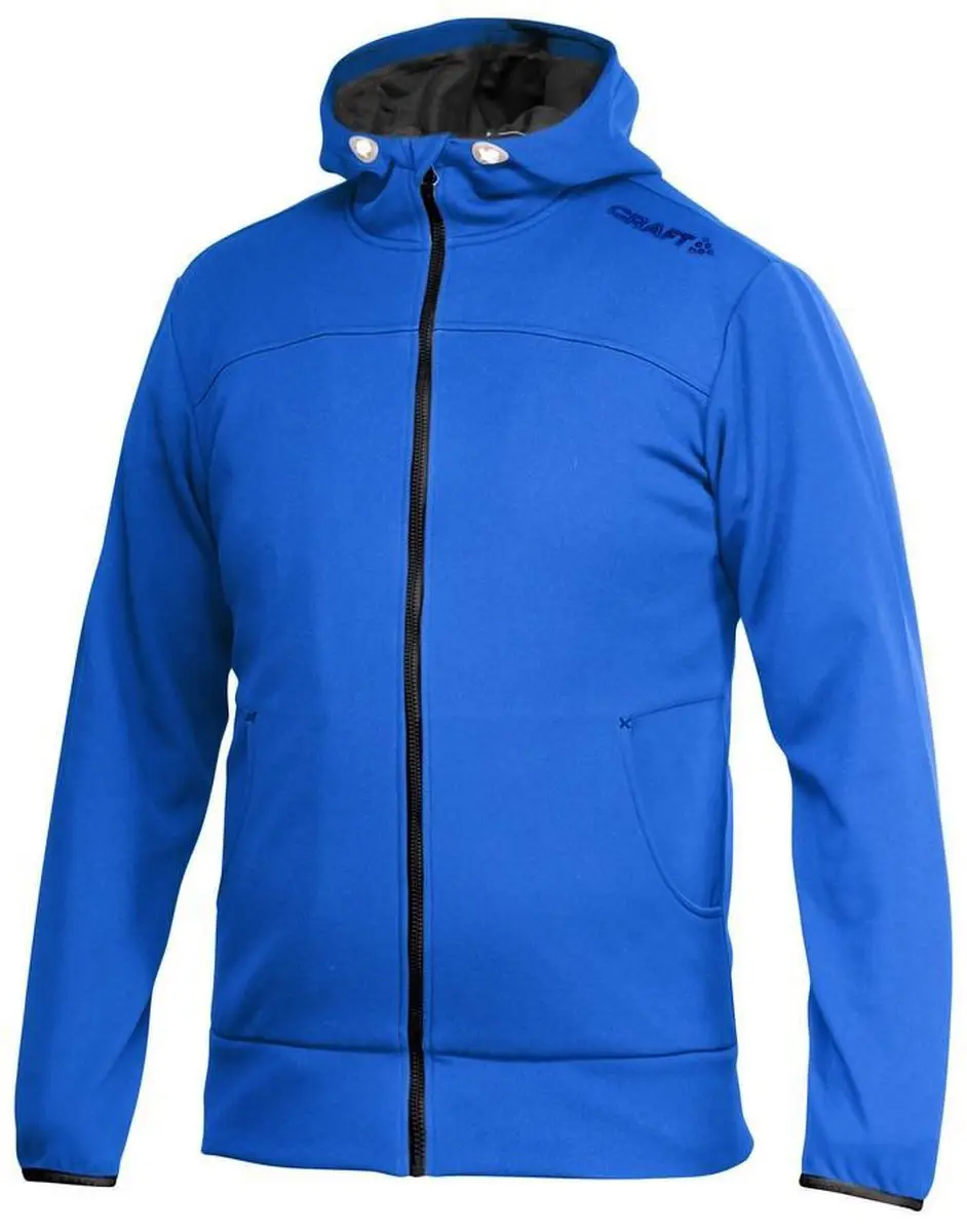 Craft Leisure Full Zip Hoodie 1901693 - Sweden Blue - XXL