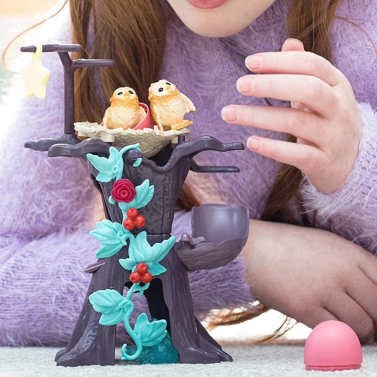 Schleich Bayala Uitkomende Baby-Uilen Speelfigurenset 16-delig - Multikleur