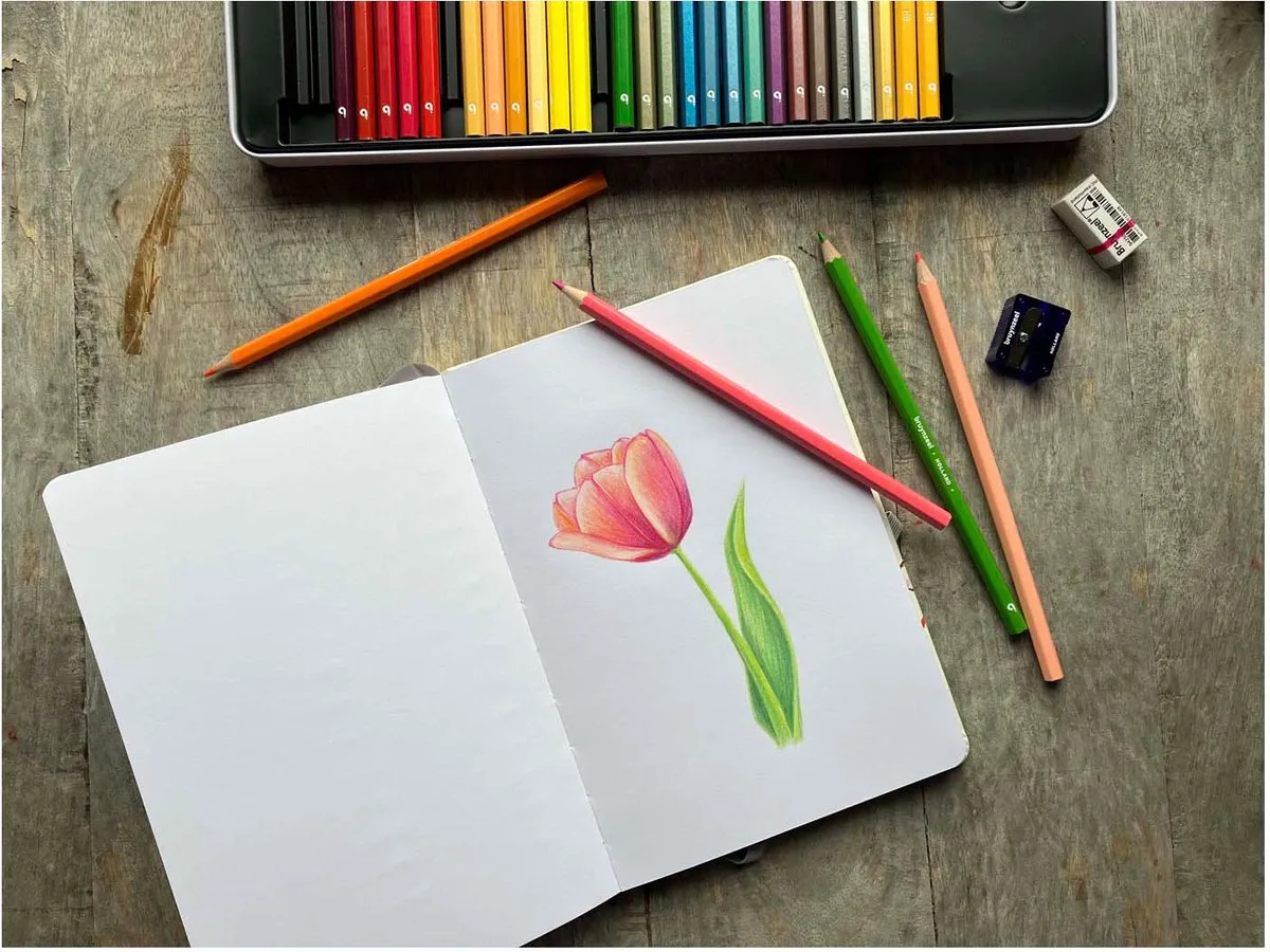 Bruynzeel Creatives Schets/notitieboek A5 80 Vel - Wit