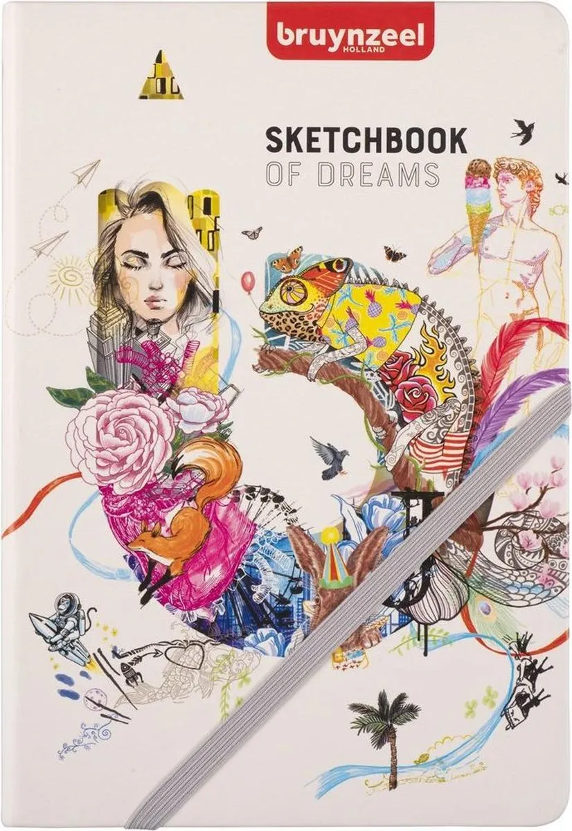 Bruynzeel Creatives Schets/notitieboek A5 80 Vel