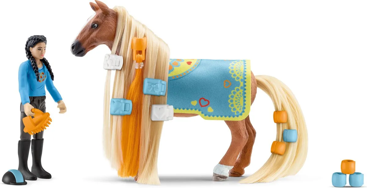 Schleich Horse Club Sofia's Beauties Kim & Caramelo Starterset 42585 - Multikleur