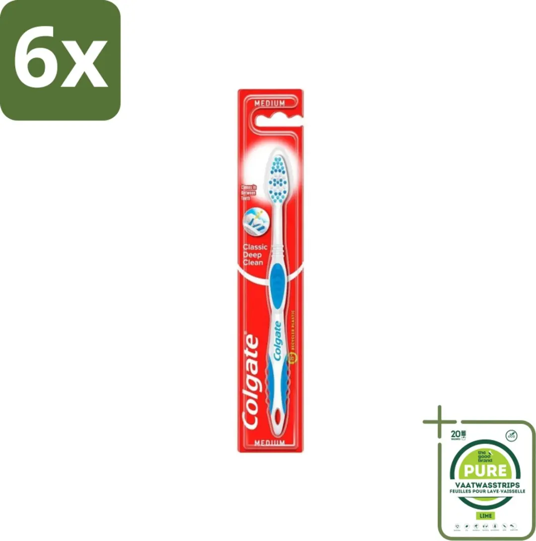 Colgate Classic Deep Clean Medium Tandenborstels