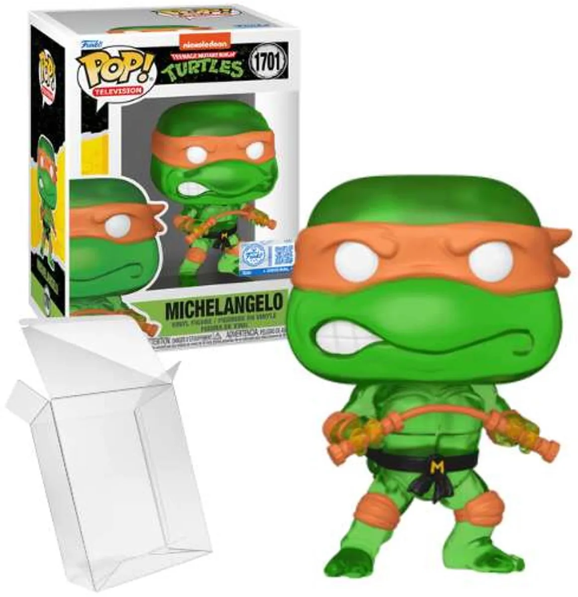 Funko Pop! Michelangelo Translucent #1701 TMNT