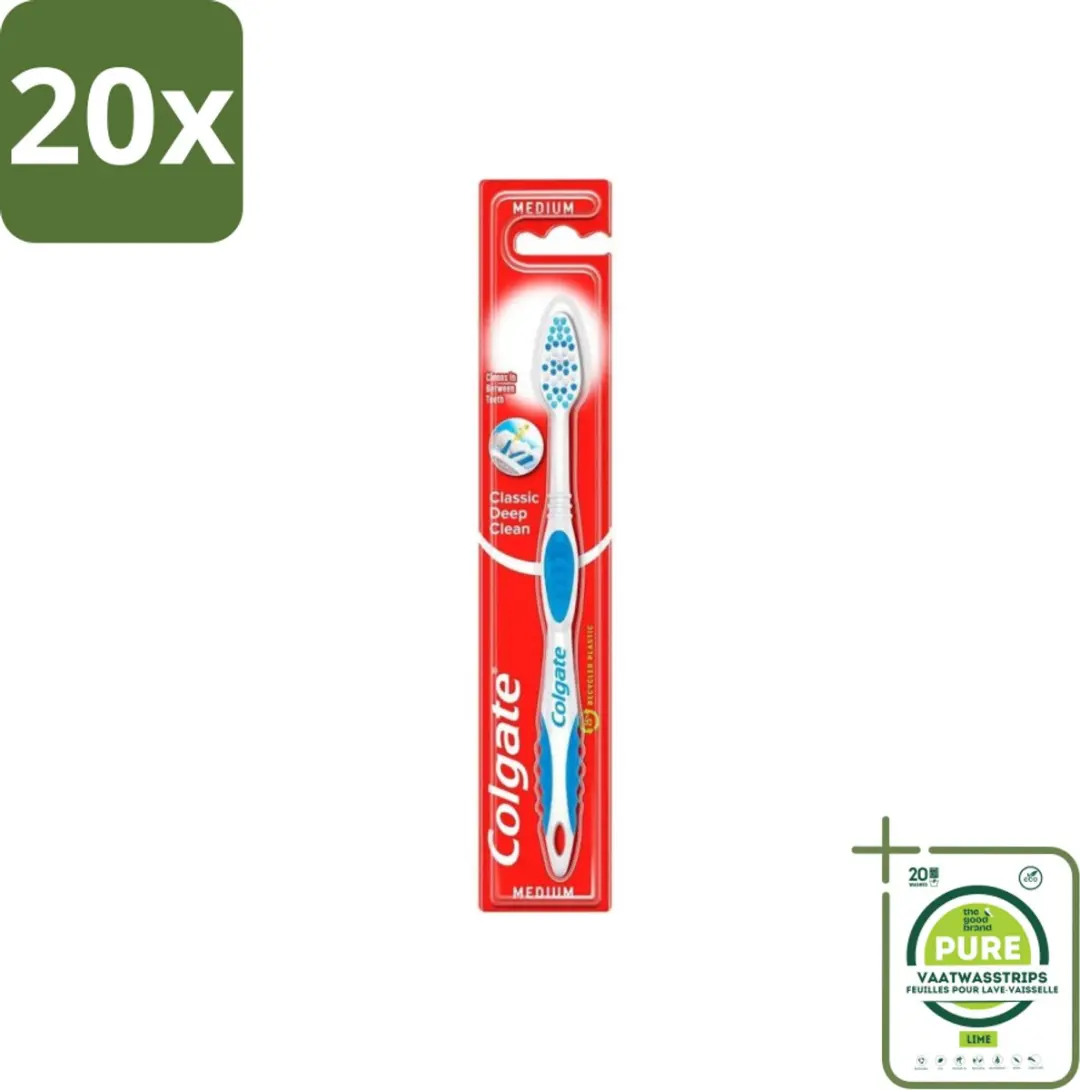 Colgate Classic Deep Clean Medium Tandenborstels