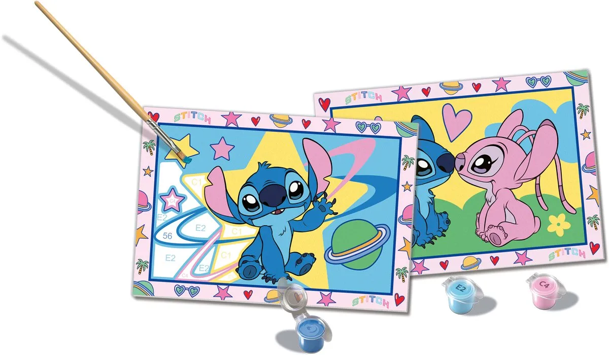 Ravensburger CreArt Stitch & Angel Schilderen op Nummer - Meerkleurig