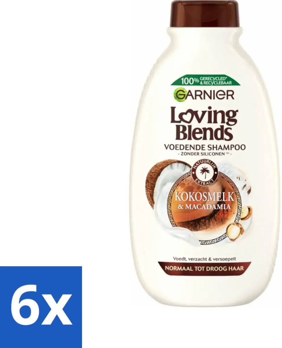 Garnier Loving Blends Kokosmelk en Macadamia Shampoo 300 ml