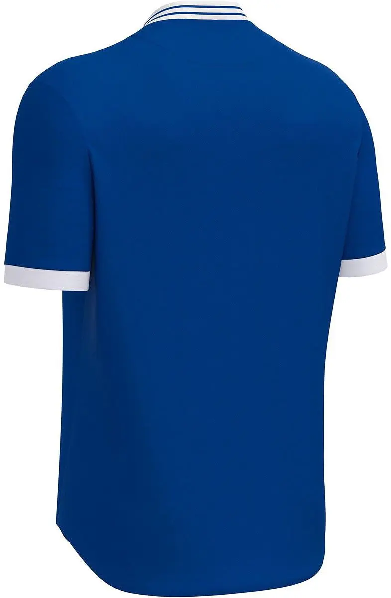 Macron Elves Shirt Korte Mouw Heren - Royal / Wit | Maat: XL