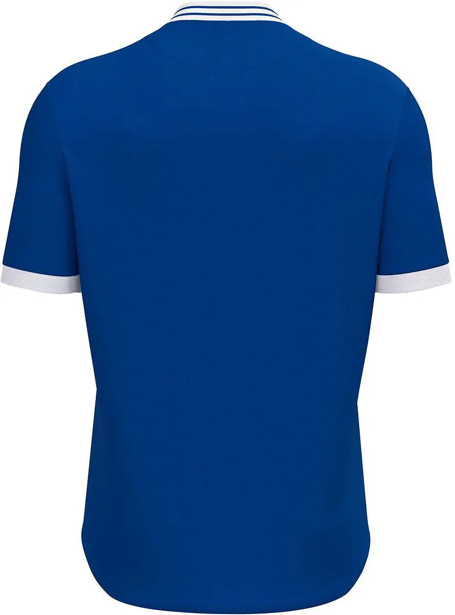 Macron Elves Shirt Korte Mouw Heren - Royal / Wit | Maat: XL