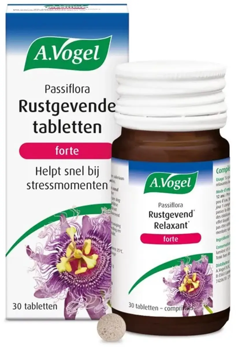 A.Vogel Passiflora Rustgevende Tabl Forte 30 Stuks