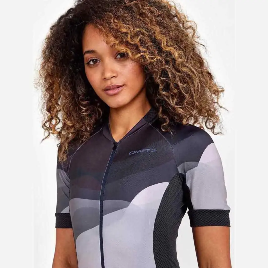 Craft Adv Endur Graphic Wielertrui - L - Ecru/Multi