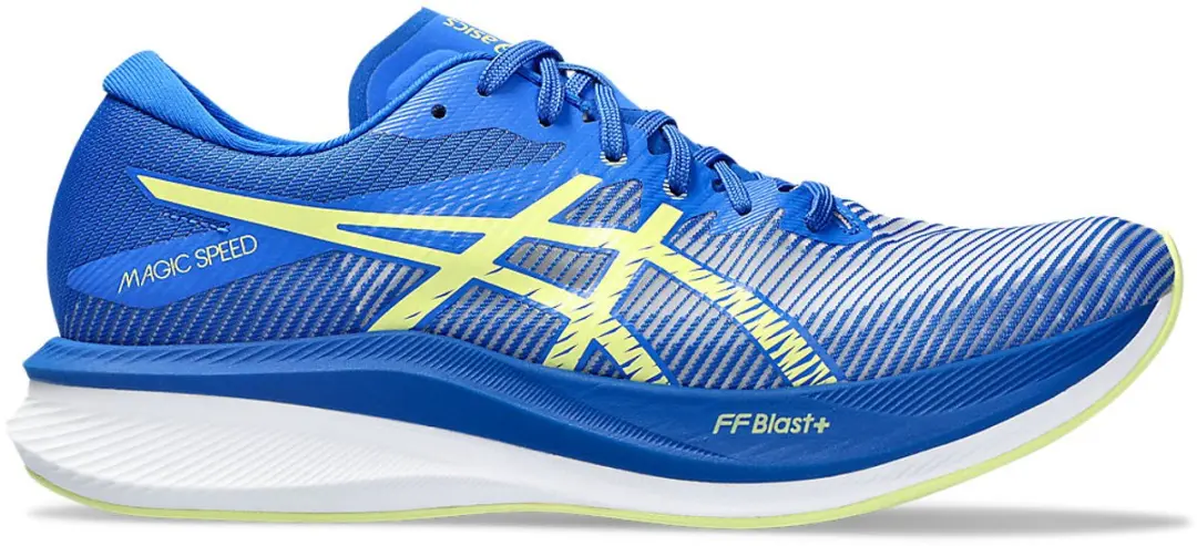 ASICS MAGIC SPEED 3 Homme ILLUSION BLUE/GLOW YELLOW 46