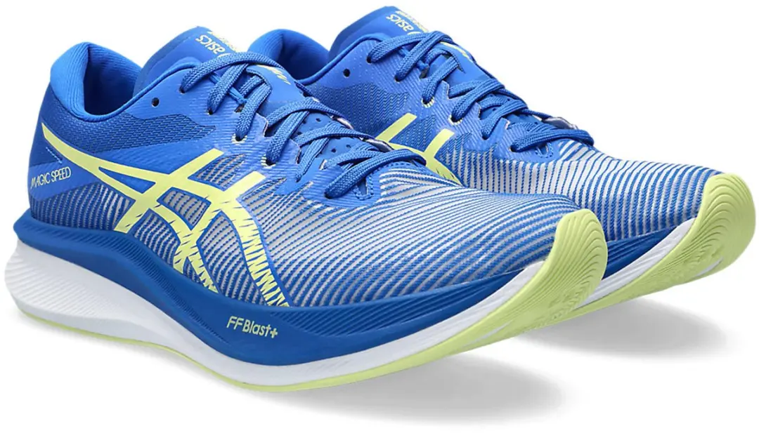 ASICS Magic Speed 3 Homme - Illusion Blue/Glow Yellow