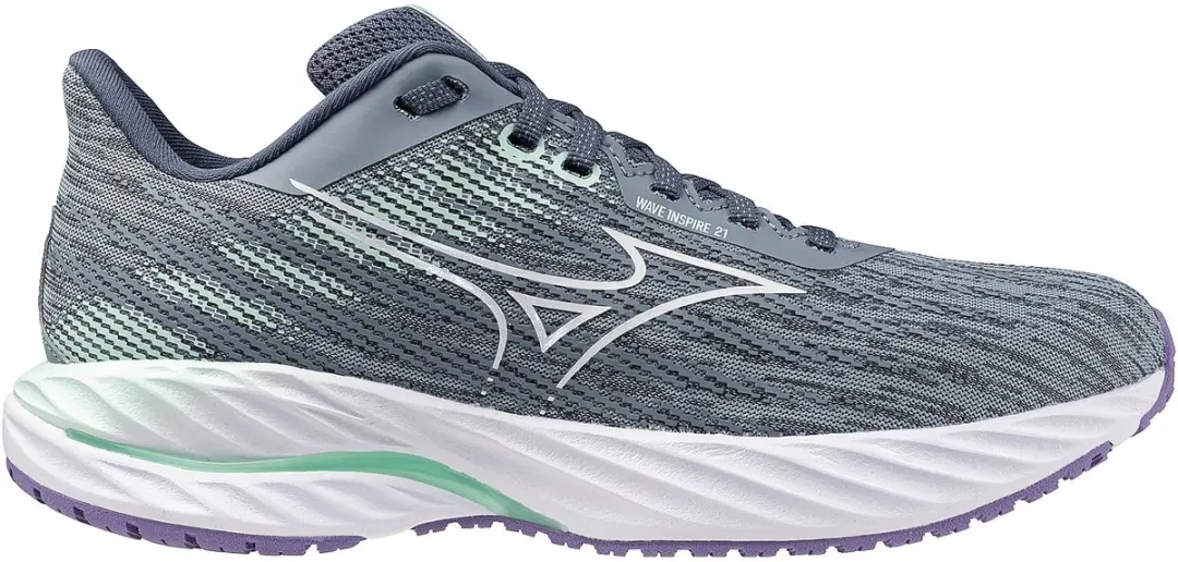 Mizuno Wave Inspire 21 Hardloopschoenen Blauw EU 38 1/2 Vrouw