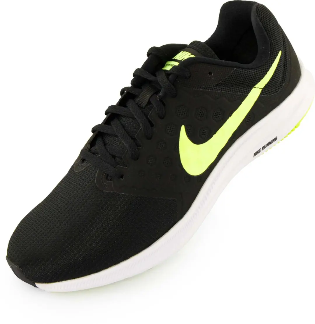 Nike Downshifter 7 Hardloopschoenen Heren - 44 - Zwart/Geel - afbeelding 6 van 6
