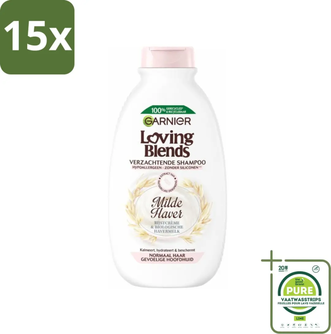 Garnier Loving Blends Milde Haver Shampoo 300ml