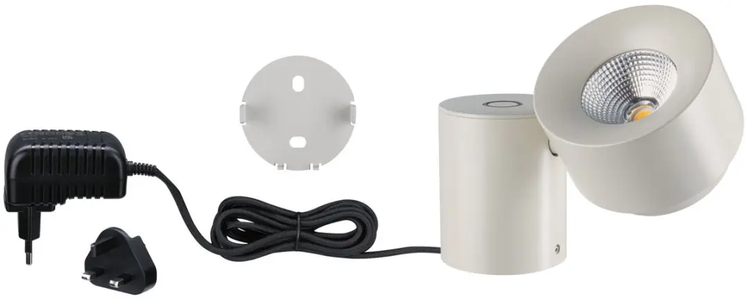 Paulmann LED Tafellamp 3-Step-Dim Pane 3W - 328lm - Crème