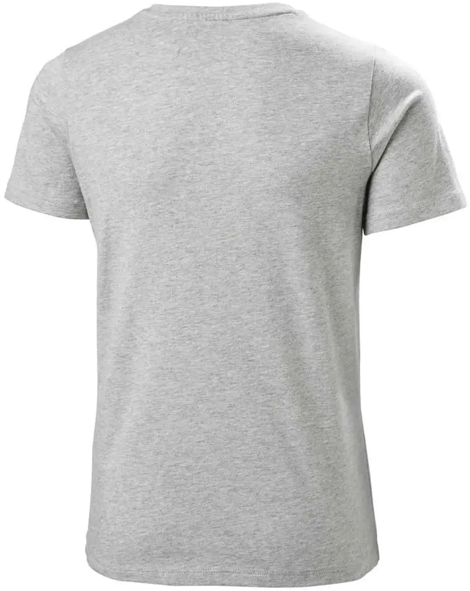 Helly Hansen Logo T-shirt 10 Jaar - Grijs