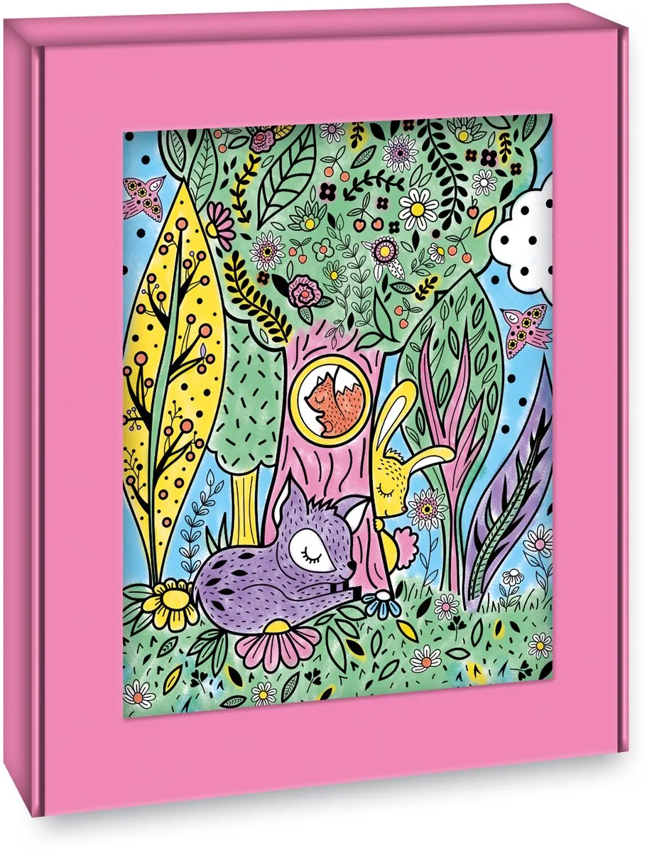 Janod Magisch Schilderij Welterusten - 6 Kunstwerken