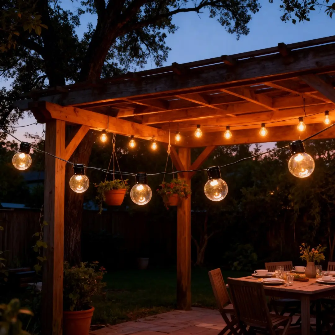 Grundig Solar Lichtsnoer 4,85m - LED Tuinverlichting Warm Wit