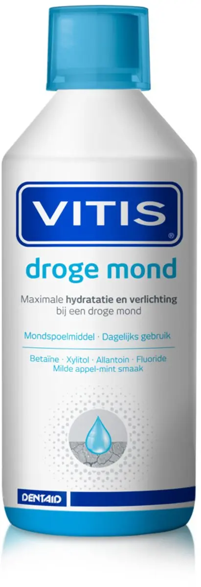 Vitis Droge Mond Mondspoelmiddel 500ml