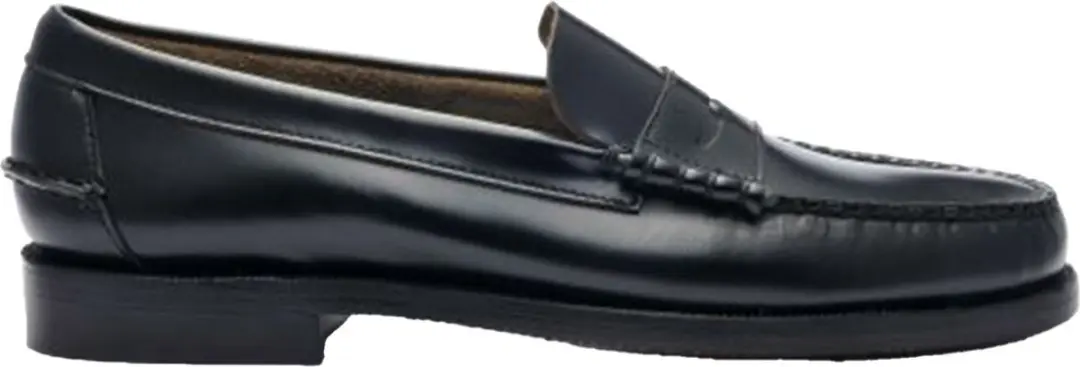 Sebago CLASSIC DAN WAXY 7000310 - Volwassenen Instappers - Kleur: Zwart - Maat: 44