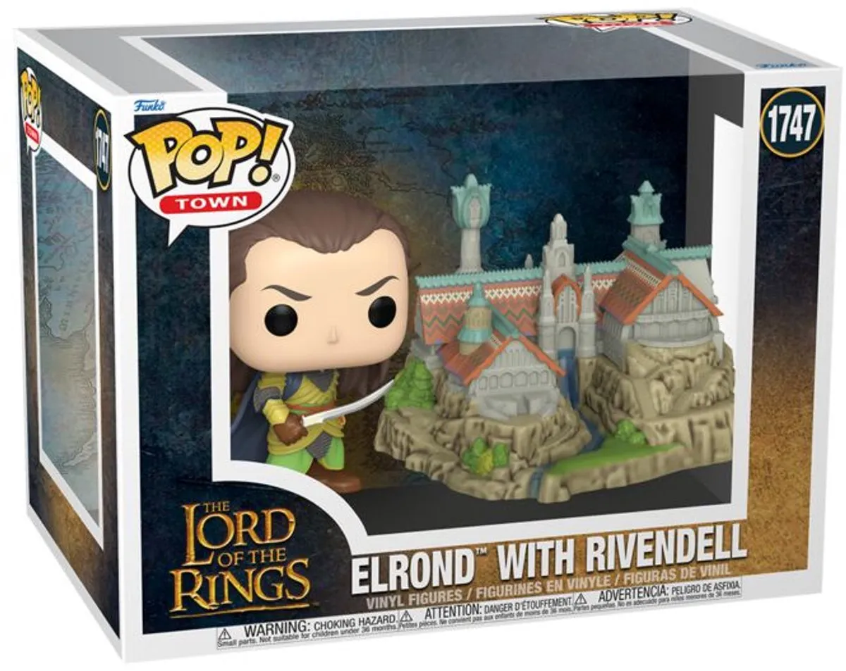 Funko Pop Town Elrond Rivendell - Lord of the Rings #1747 - Multi