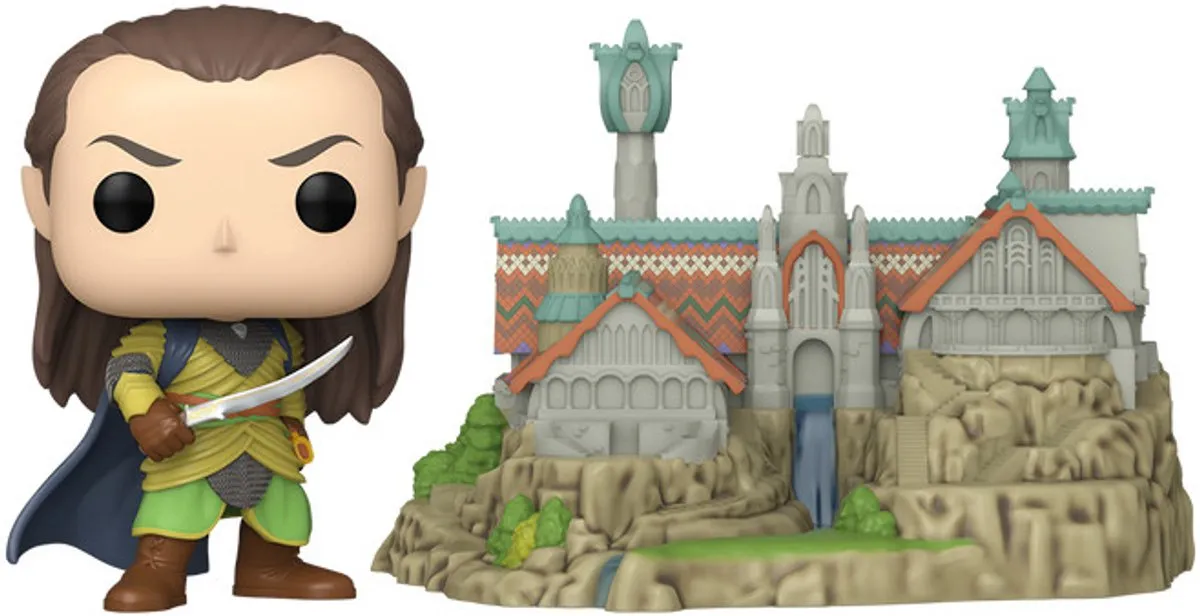 Funko Pop Town Elrond Rivendell - Lord of the Rings #1747 - Multi